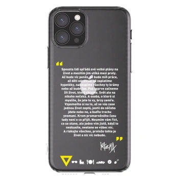 Picasee silikonový průhledný obal pro Apple iPhone 11 Pro - Kazma - BUĎTE TROCHU YESMANI