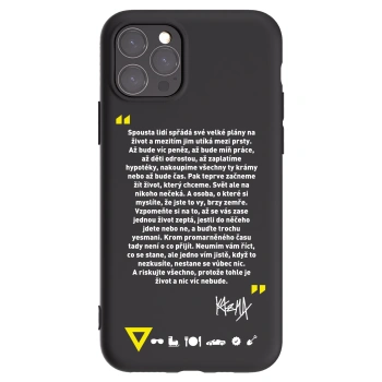 Picasee silikonový černý obal pro Apple iPhone 11 Pro - Kazma - BUĎTE TROCHU YESMANI