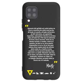 Picasee silikonový černý obal pro Huawei P40 Lite - Kazma - BUĎTE TROCHU YESMANI