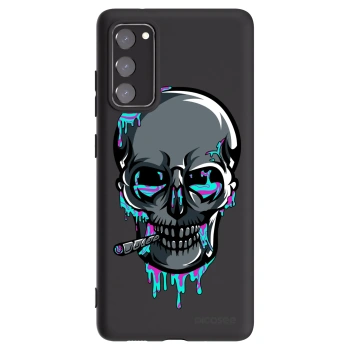 Picasee silikonový černý obal pro Samsung Galaxy S20 FE - EARTH - Lebka 3.0