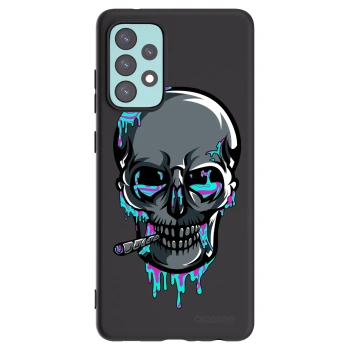 Picasee silikonový černý obal pro Samsung Galaxy A72 A725F - EARTH - Lebka 3.0
