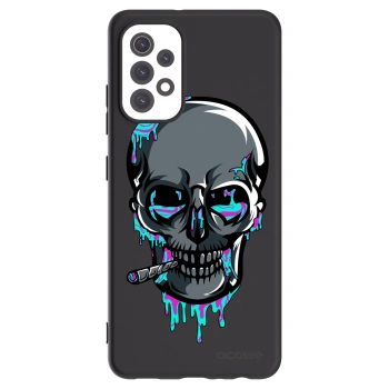 Picasee silikonový černý obal pro Samsung Galaxy A32 5G A326B - EARTH - Lebka 3.0