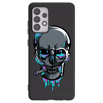 Picasee silikonový černý obal pro Samsung Galaxy A52s 5G A528B - EARTH - Lebka 3.0