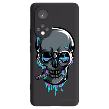 Picasee silikonový černý obal pro Huawei Nova 9 - EARTH - Lebka 3.0
