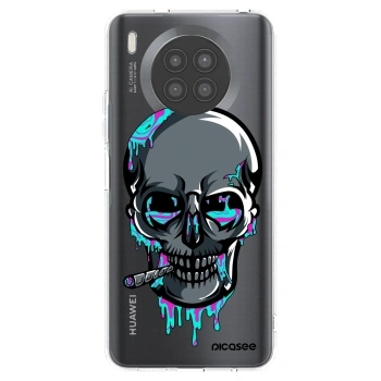 Picasee silikonový průhledný obal pro Huawei Nova 8i - EARTH - Lebka 3.0