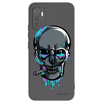 Picasee silikonový černý obal pro Xiaomi Poco M3 Pro 5G - EARTH - Lebka 3.0