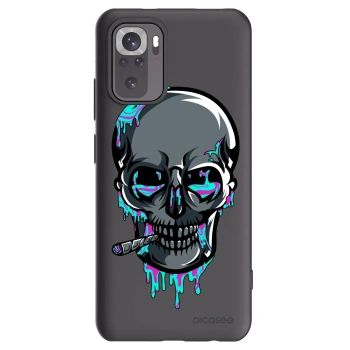 Picasee silikonový černý obal pro Xiaomi Redmi Note 11S 4G - EARTH - Lebka 3.0