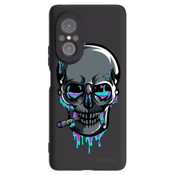 Picasee silikonový černý obal pro Huawei Nova 9 SE - EARTH - Lebka 3.0