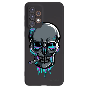 Picasee silikonový černý obal pro Samsung Galaxy A33 5G A336 - EARTH - Lebka 3.0