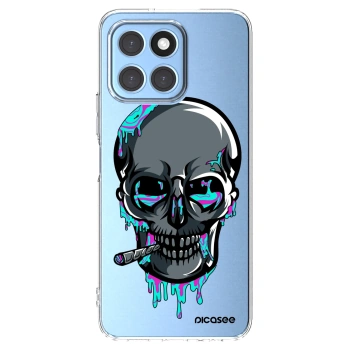 Picasee silikonový průhledný obal pro Honor X6 - EARTH - Lebka 3.0