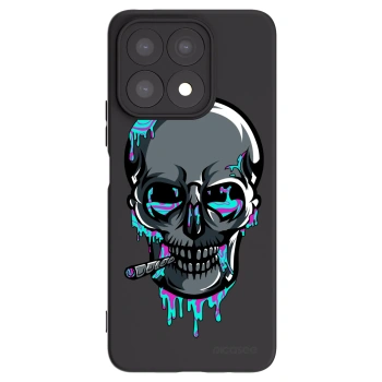 Picasee silikonový černý obal pro Honor X8a - EARTH - Lebka 3.0