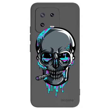 Picasee silikonový černý obal pro Xiaomi 13 Pro - EARTH - Lebka 3.0