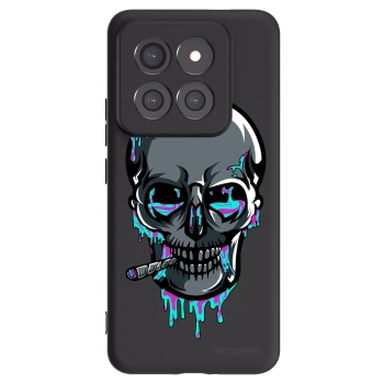 Picasee silikonový černý obal pro Xiaomi 14 Pro - EARTH - Lebka 3.0