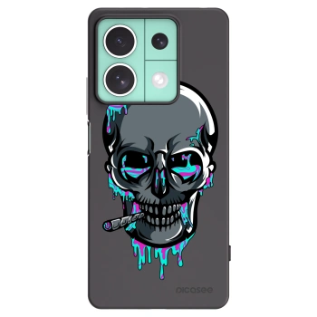 Picasee silikonový černý obal pro Xiaomi Redmi Note 13 5G - EARTH - Lebka 3.0