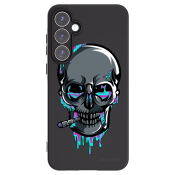 Picasee silikonový černý obal pro Samsung Galaxy A55 5G A556B - EARTH - Lebka 3.0