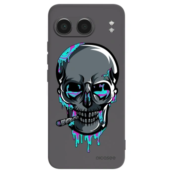 Picasee silikonový černý obal pro OnePlus Nord 4 - EARTH - Lebka 3.0