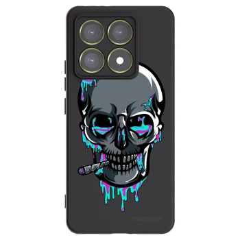 Picasee silikonový černý obal pro Xiaomi 14T - EARTH - Lebka 3.0