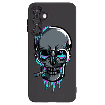 Picasee silikonový černý obal pro Samsung Galaxy A16 5G - EARTH - Lebka 3.0