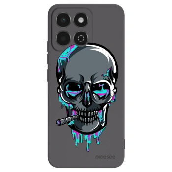 Picasee silikonový černý obal pro Honor 200 Smart 5G - EARTH - Lebka 3.0