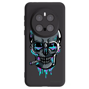 Picasee silikonový černý obal pro Honor Magic7 Pro 5G - EARTH - Lebka 3.0