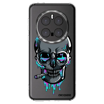 Picasee silikonový průhledný obal pro Honor Magic7 Pro 5G - EARTH - Lebka 3.0