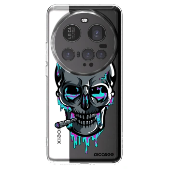 Picasee silikonový průhledný obal pro Xiaomi 15 Ultra - EARTH - Lebka 3.0