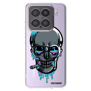 Picasee silikonový průhledný obal pro Xiaomi 15 - EARTH - Lebka 3.0