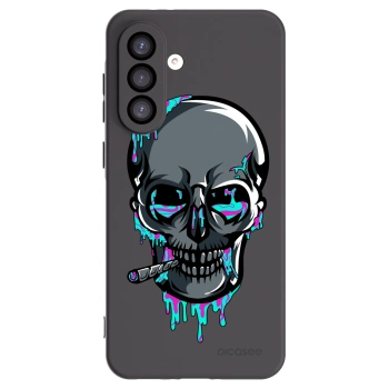 Picasee silikonový černý obal pro Samsung Galaxy A26 5G A266B - EARTH - Lebka 3.0