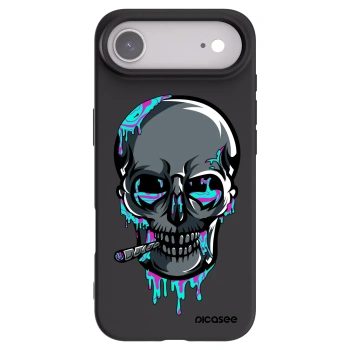 Picasee silikonový černý obal pro Apple iPhone Air - EARTH - Lebka 3.0