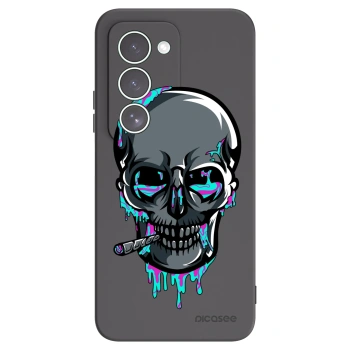 Picasee silikonový černý obal pro Xiaomi Redmi 15 5G - EARTH - Lebka 3.0