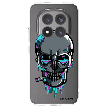 Picasee silikonový průhledný obal pro Xiaomi Redmi Note 15 Pro+ - EARTH - Lebka 3.0