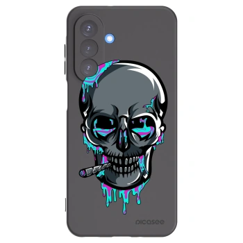 Picasee silikonový černý obal pro Samsung Galaxy A17 5G - EARTH - Lebka 3.0