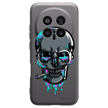 Picasee silikonový černý obal pro Honor Magic8 Pro 5G - EARTH - Lebka 3.0