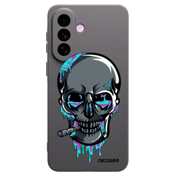 Picasee silikonový černý obal pro Samsung Galaxy A57 5G - EARTH - Lebka 3.0