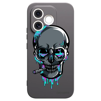 Picasee silikonový černý obal pro Honor 600 Lite - EARTH - Lebka 3.0