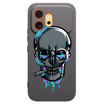 Picasee silikonový černý obal pro Honor 600 - EARTH - Lebka 3.0