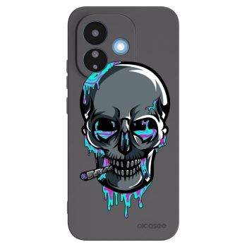 Picasee silikonový černý obal pro Xiaomi Redmi Note 17 Pro 5G - EARTH - Lebka 3.0