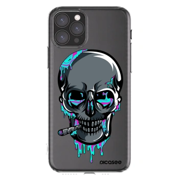 Picasee silikonový průhledný obal pro Apple iPhone 11 Pro - EARTH - Lebka 3.0