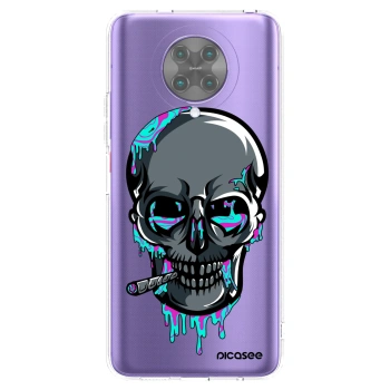 Picasee silikonový průhledný obal pro Xiaomi Poco F2 Pro - EARTH - Lebka 3.0