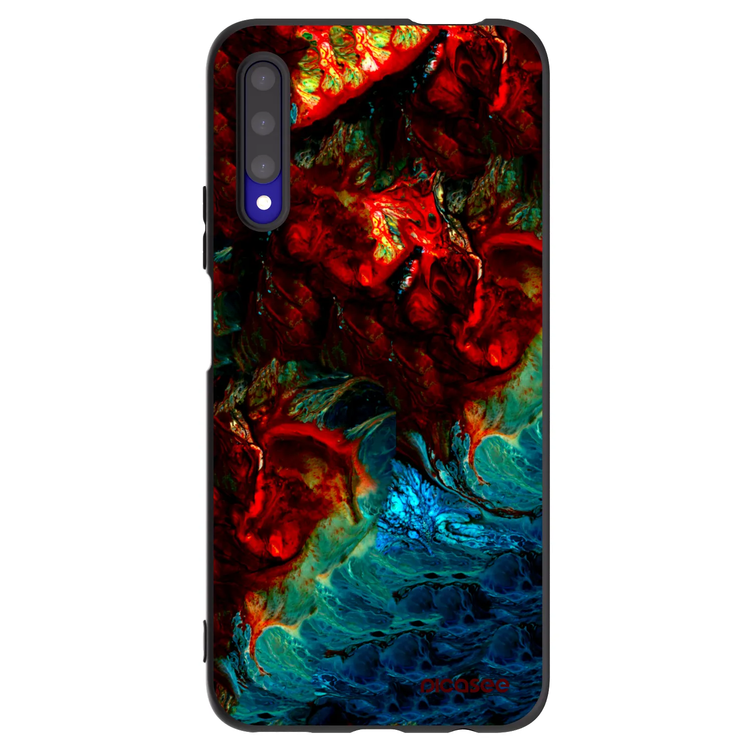 Picasee silikonový černý obal pro Honor 9X Pro - Universe