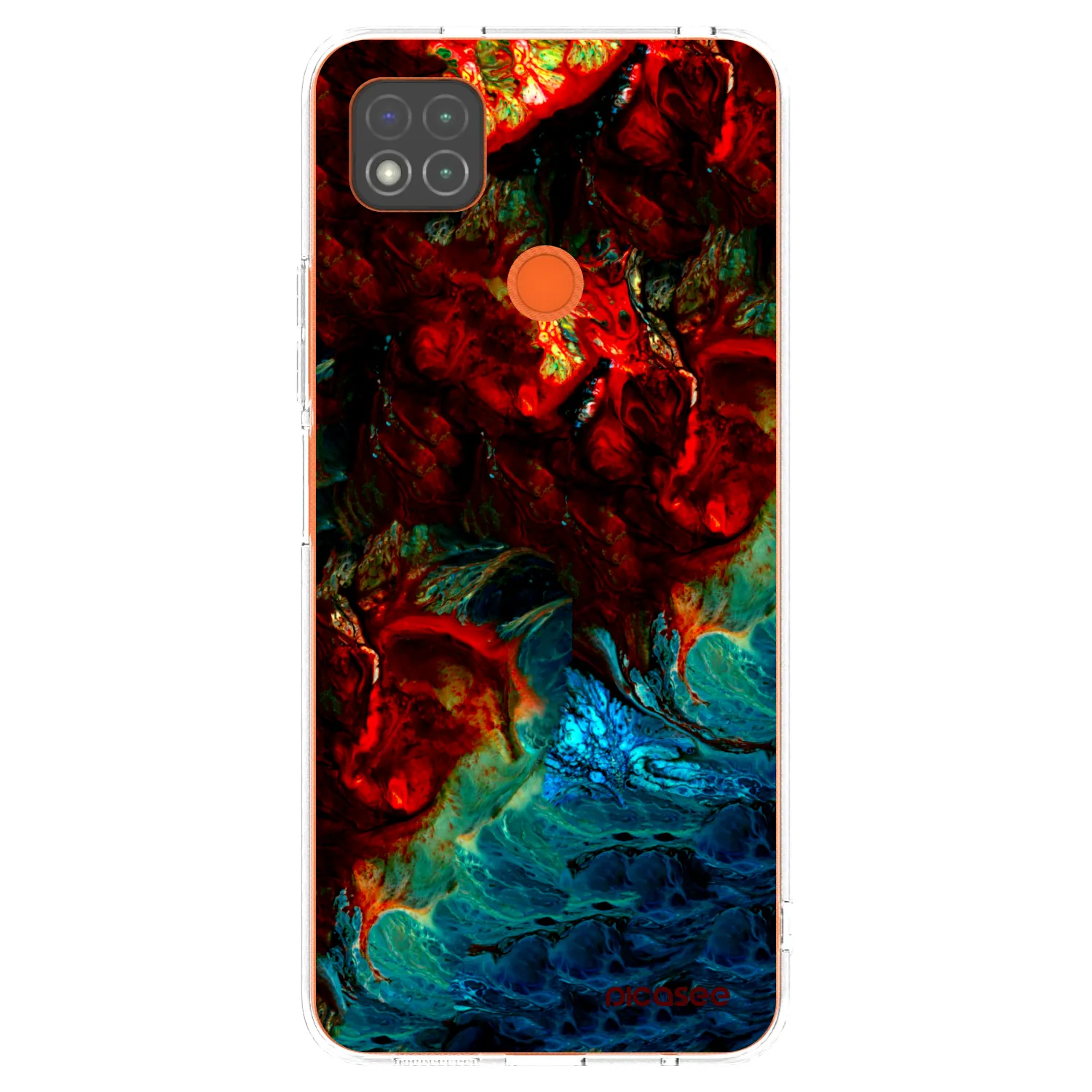 Picasee silikonový průhledný obal pro Xiaomi Redmi 9C - Universe