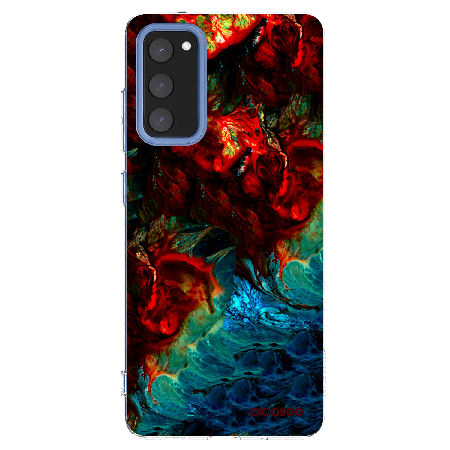 Picasee silikonový průhledný obal pro Samsung Galaxy S20 FE - Universe