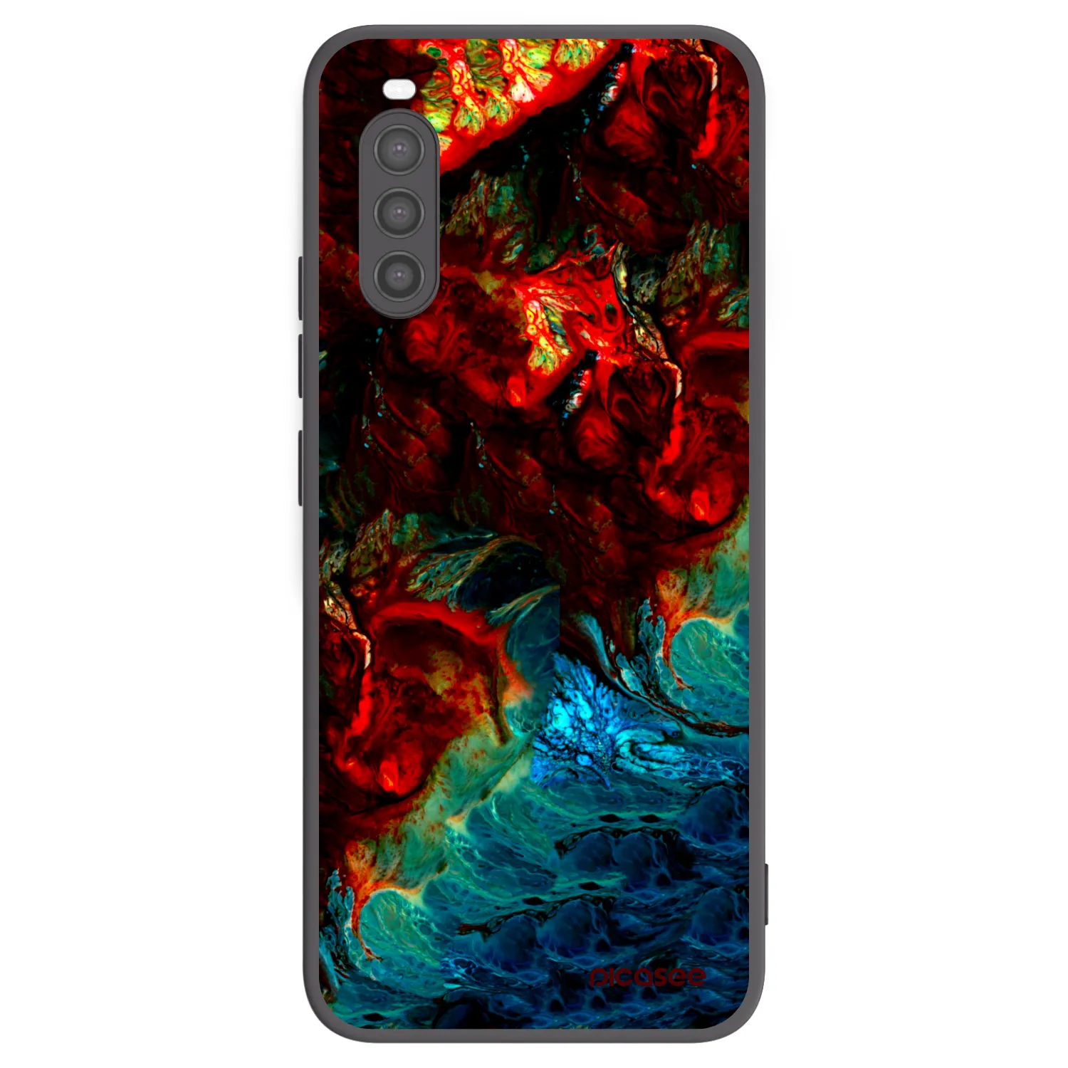 Picasee silikonový černý obal pro Sony Xperia 10 II - Universe