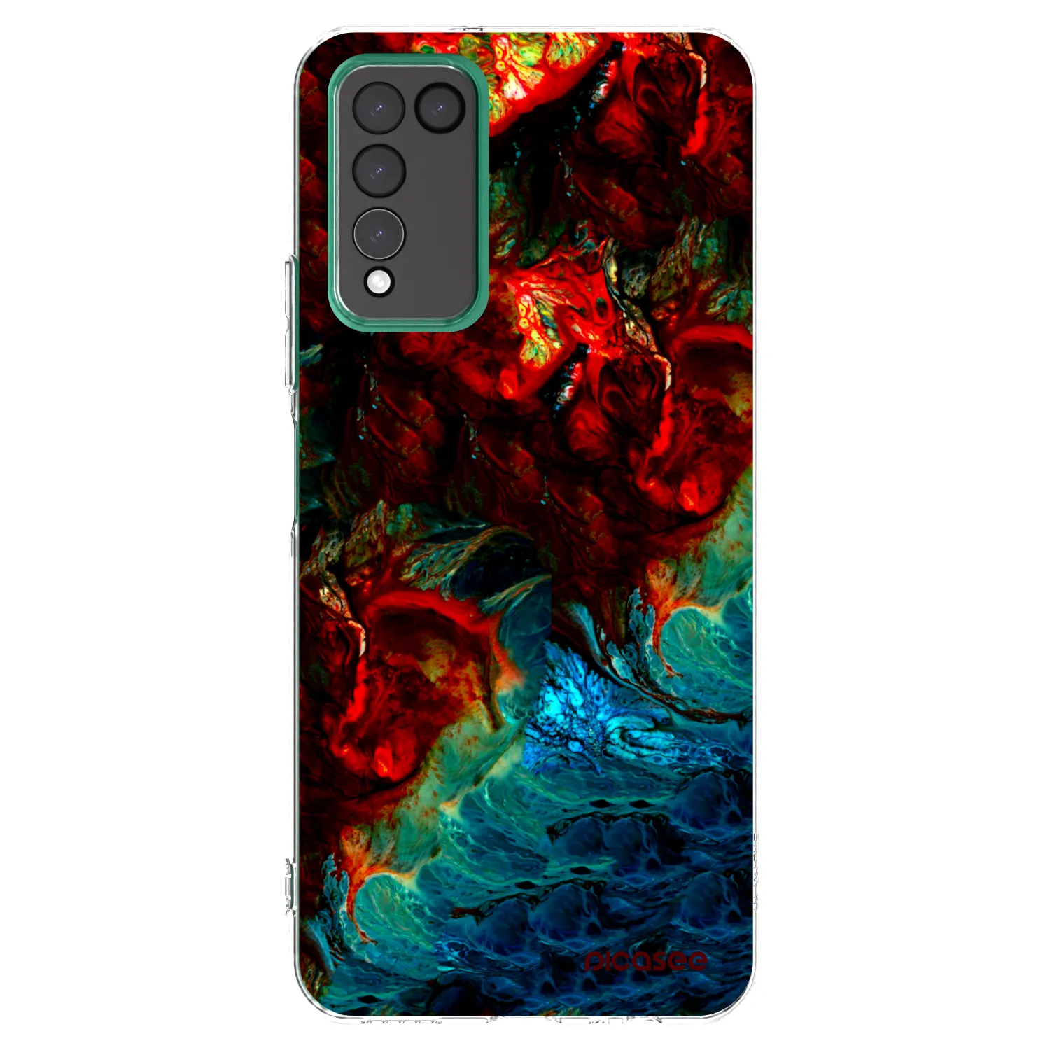 Picasee silikonový průhledný obal pro Honor 10X Lite - Universe