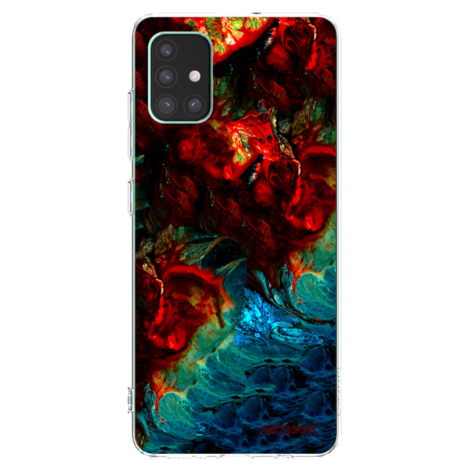 Picasee silikonový průhledný obal pro Samsung Galaxy M51 M515F - Universe