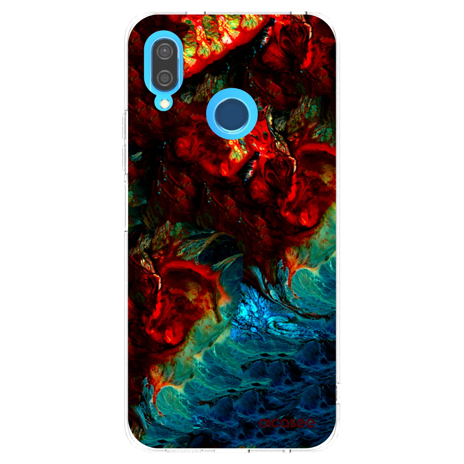Picasee silikonový průhledný obal pro Huawei P20 Lite - Universe