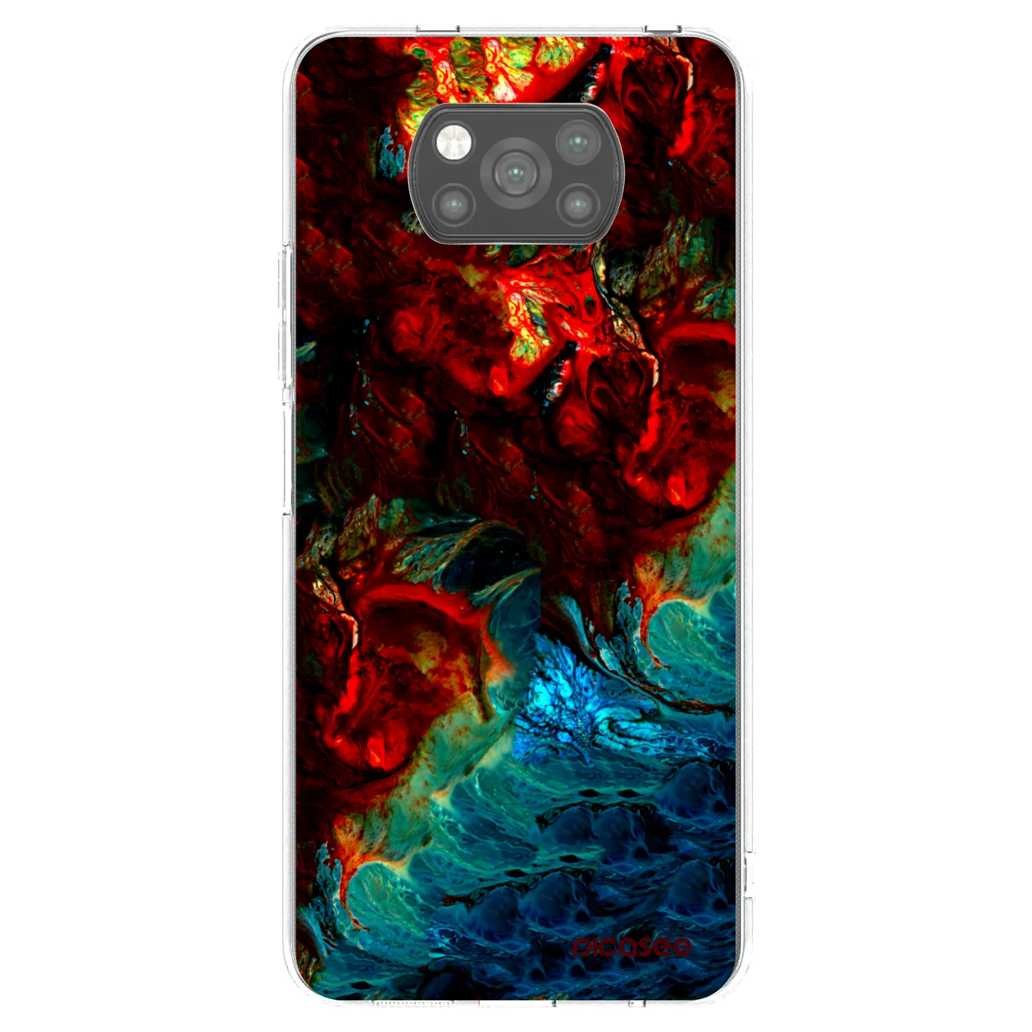 Picasee silikonový černý obal pro Xiaomi Poco X3 Pro - Universe