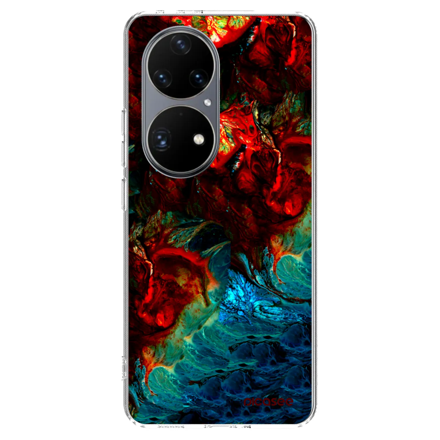Picasee silikonový průhledný obal pro Huawei P50 - Universe