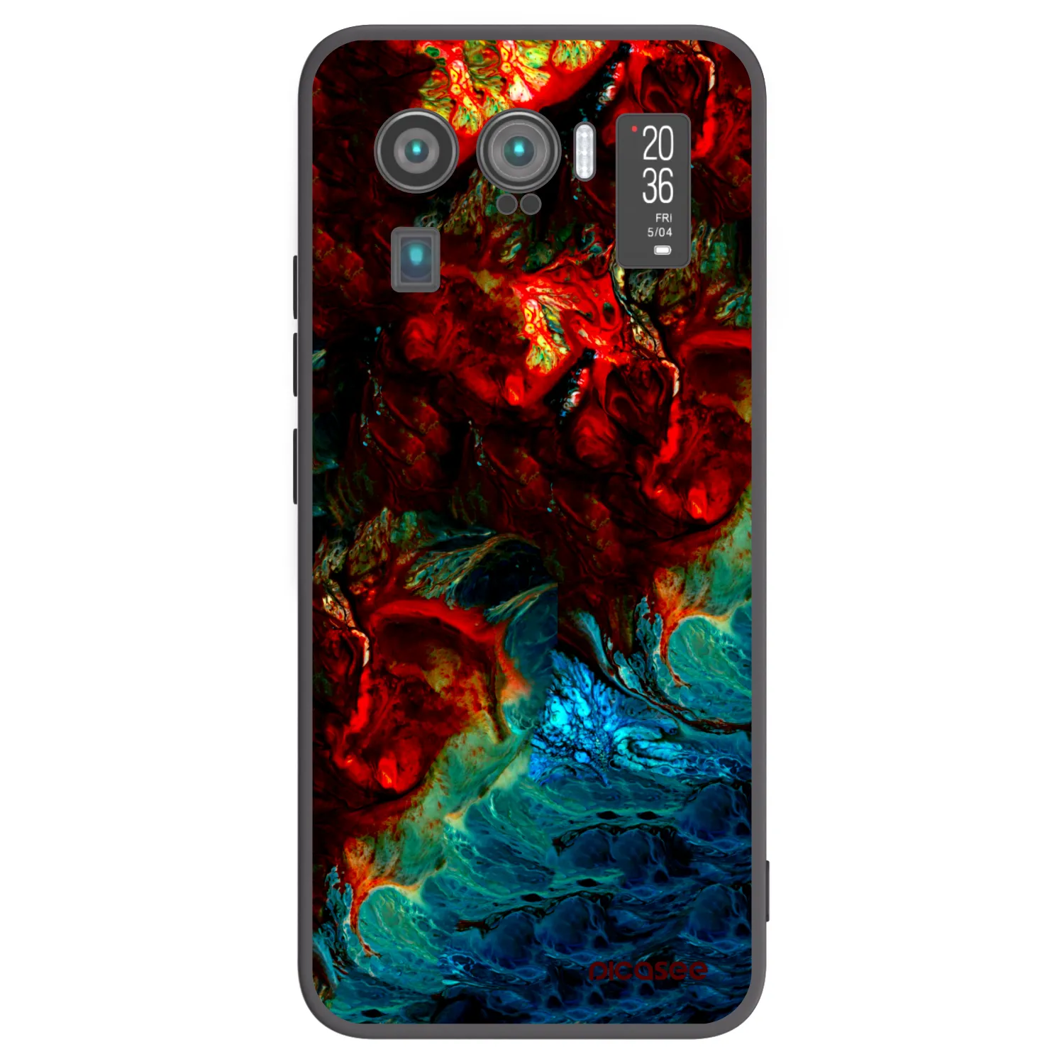 Picasee silikonový černý obal pro Xiaomi Mi 11 Ultra - Universe