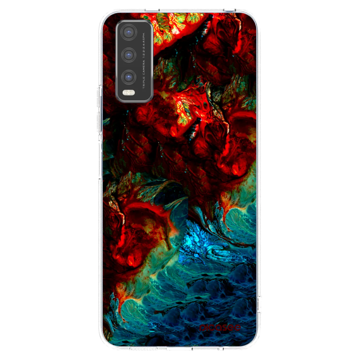 Picasee silikonový průhledný obal pro Vivo Y20s - Universe